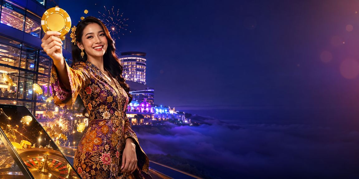 Mobile casino game at Genting Highlands with a batik theme