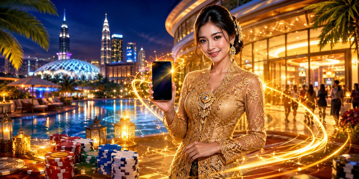Aplikasi kasino mudah alih dengan pakaian kebaya di Selangor Malaysia